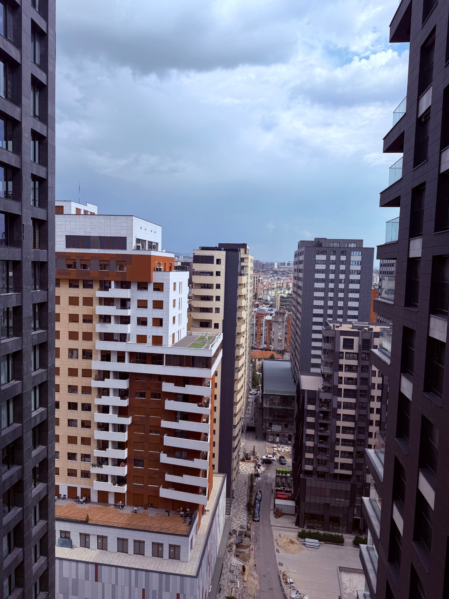 View from the PRN CO-WORK balcony overlooking the city